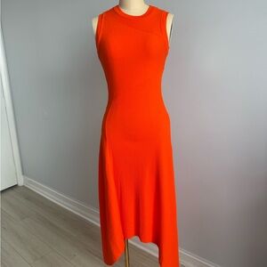All saints Sleeveless Orange Dress Size 2